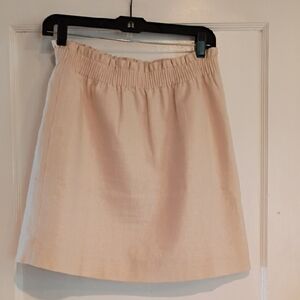 J. Crew Cream Mini Skirt Size 4